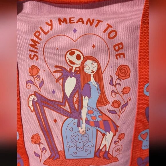 Disney The Nightmare before Christmas Jack Skellington and Sally tote NEW - Picture 2 of 3